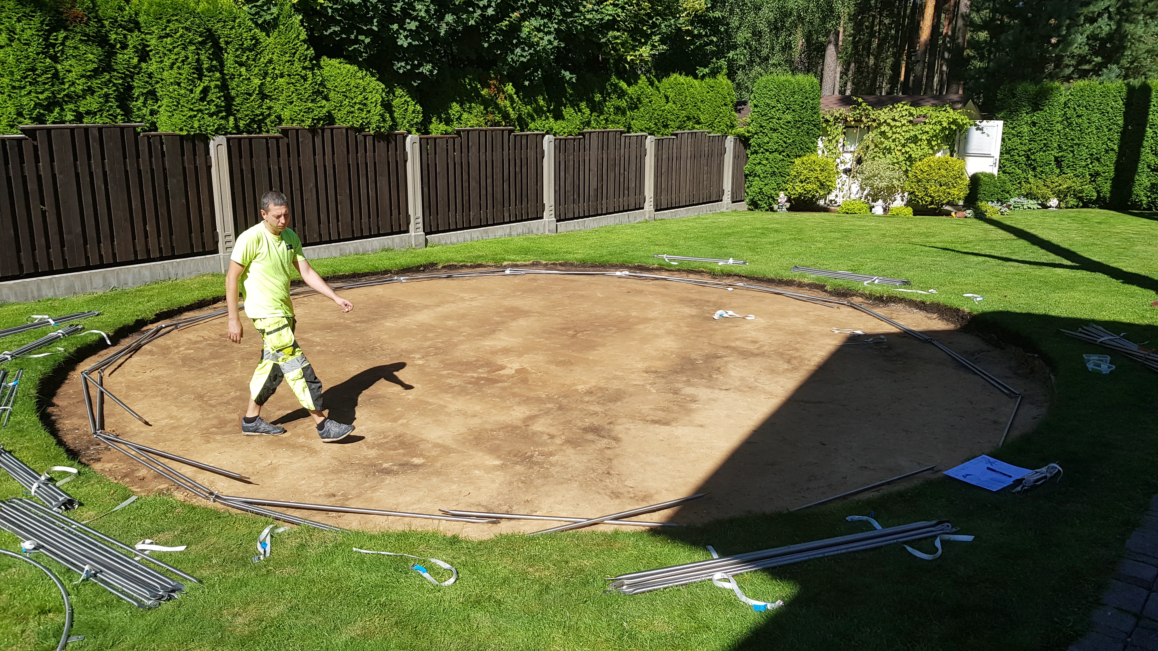 Dome foundation and base assembly